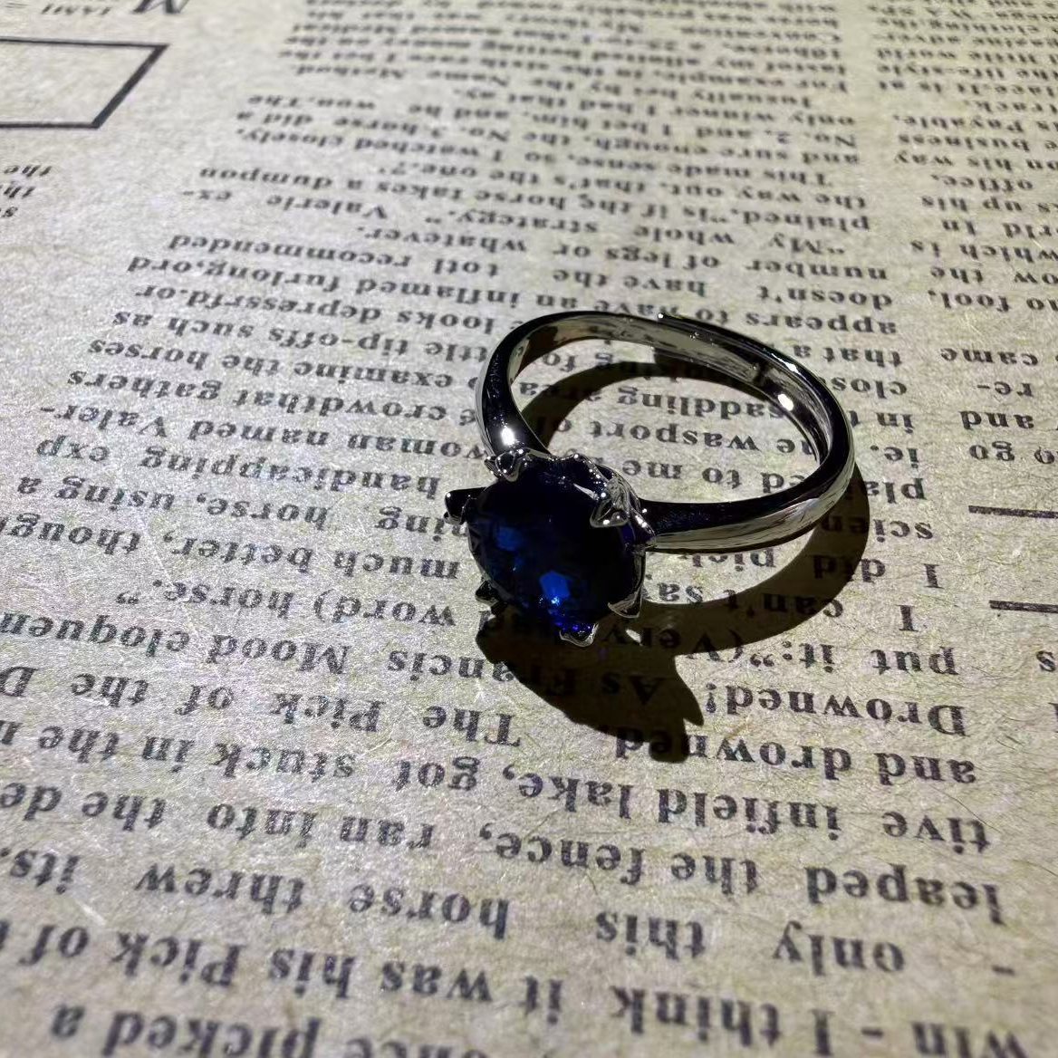 DYJC284 蓝色戒指