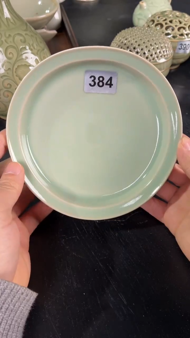 耀州窑仰山异行三组小盘384