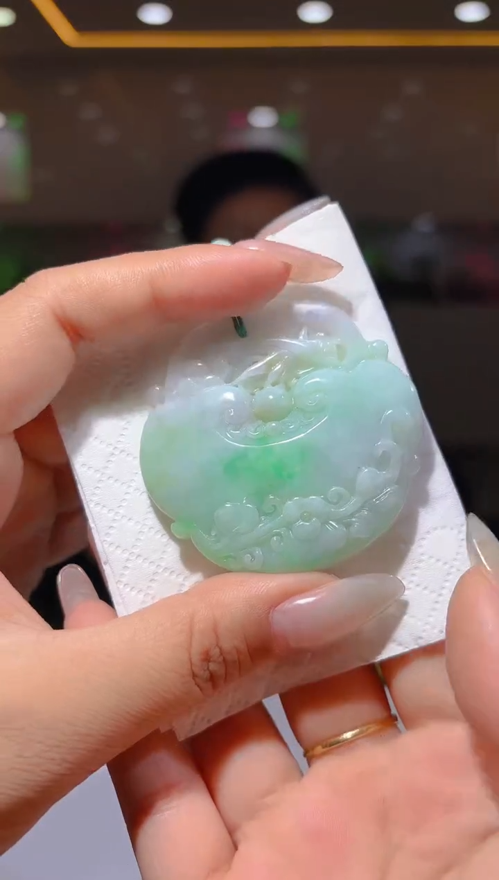 未镶嵌定制翡翠19/1229/L/多样性发其一件/如意