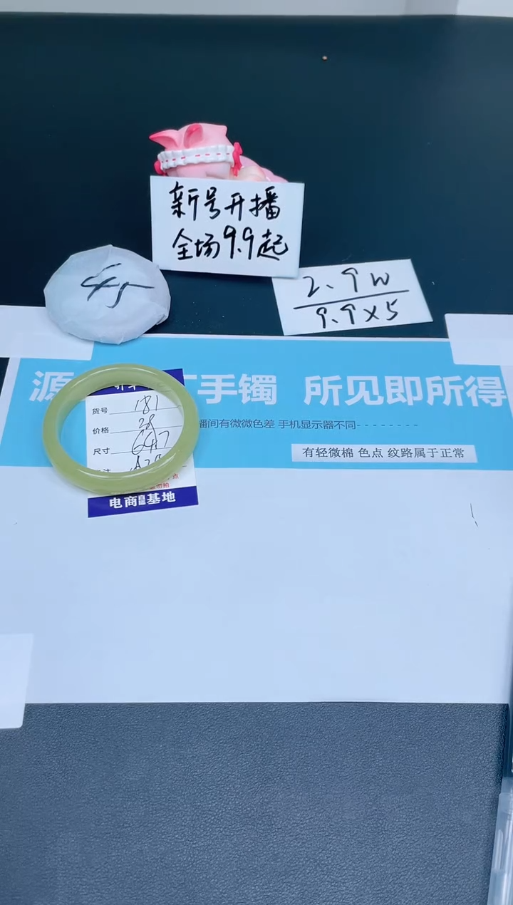 【闪购商品】石英质玉手镯未镶嵌181-64.7