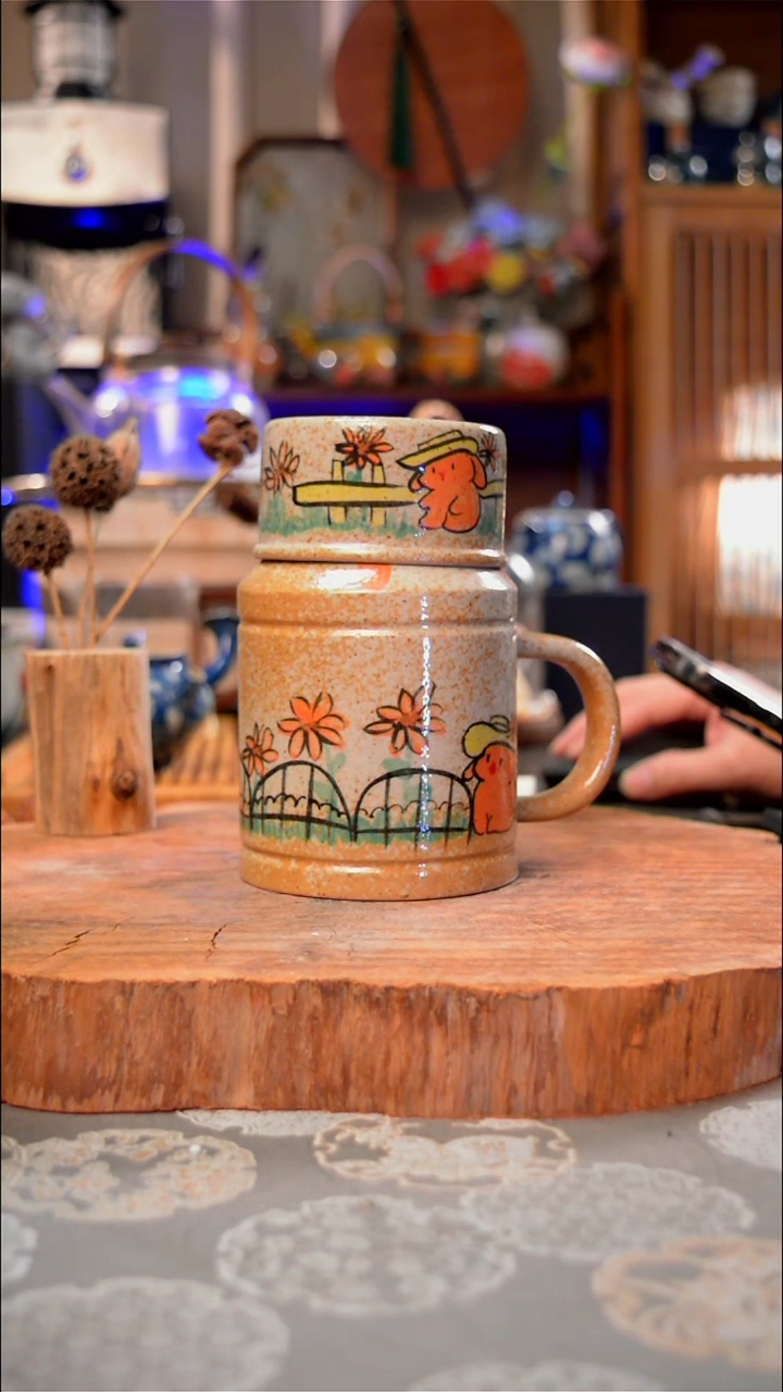 【闪购商品】杯子小狗手工手绘手工手绘