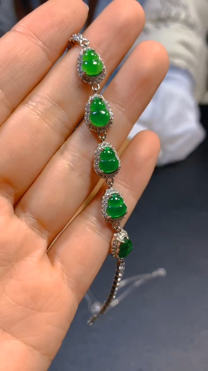 【闪购商品】翡翠手链未镶嵌0212977883多样性发一