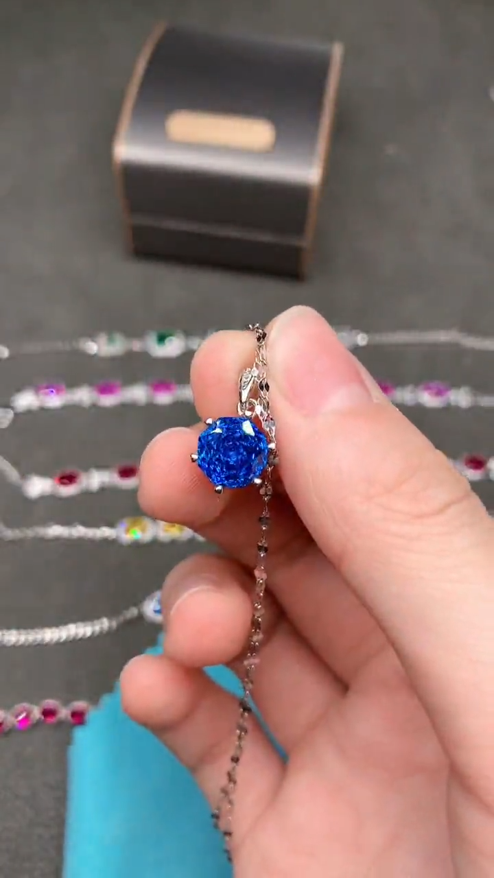 【闪购商品】托帕石颈饰银S925镶嵌.......