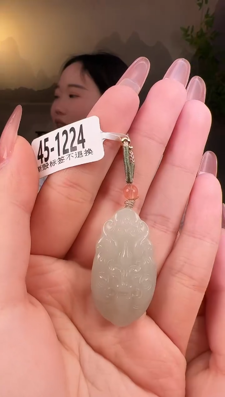 【闪购商品】和田玉颈饰未镶嵌貔貅1224