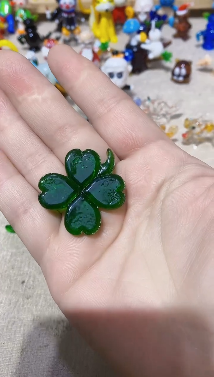 【闪购商品】琉璃手工艺品叶子