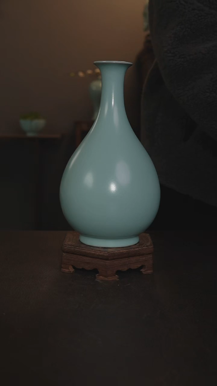 摆件瓷仿古手工玉壶春