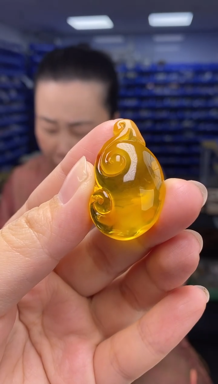 琥珀吊坠(不含链)未镶嵌G14555