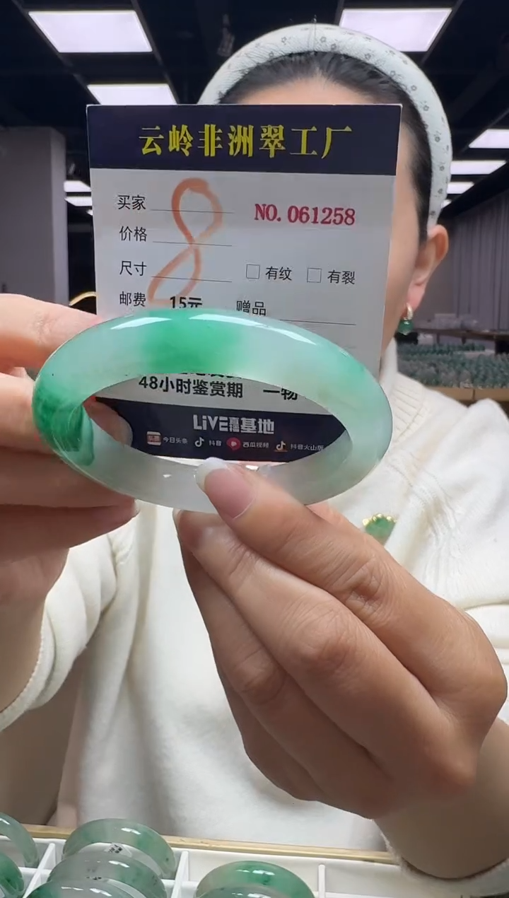 未镶嵌手镯石英质玉口径58.6