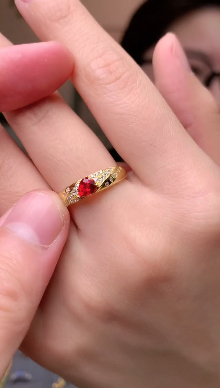 【闪购商品】蓝宝石戒指银S925镶嵌戒指