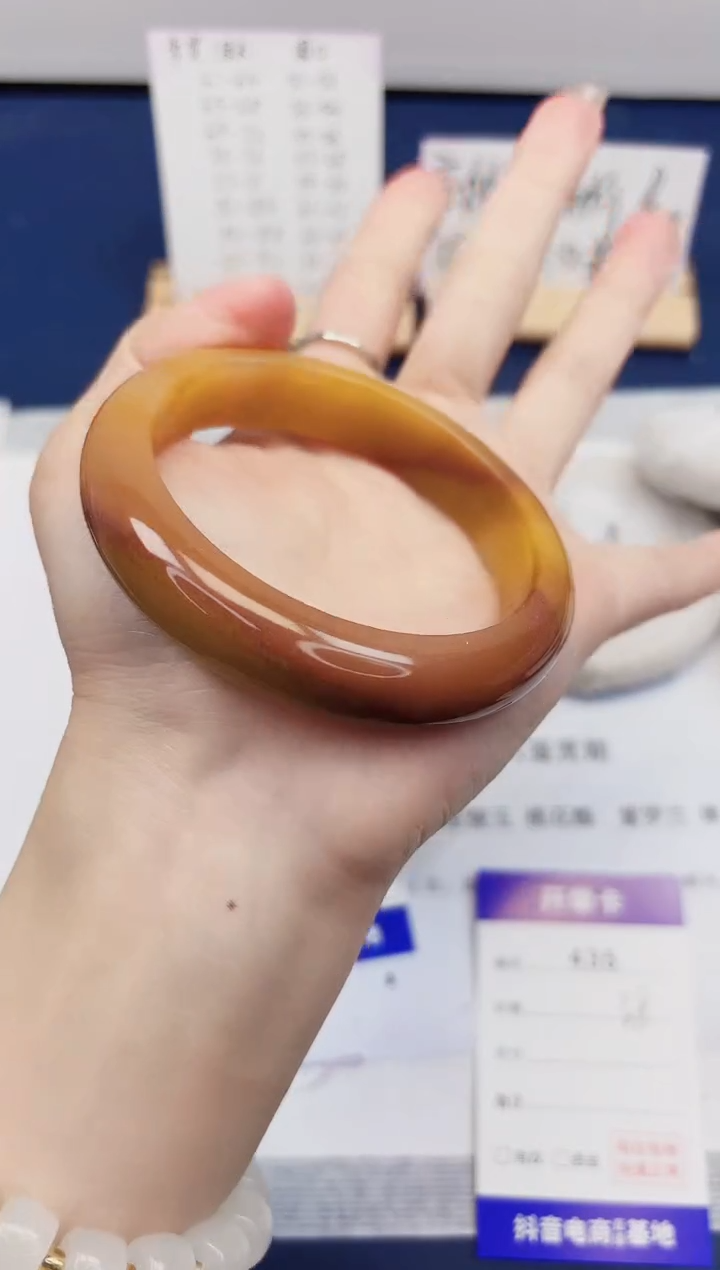 【闪购商品】石英质玉手镯未镶嵌435-财气镯-圈口60