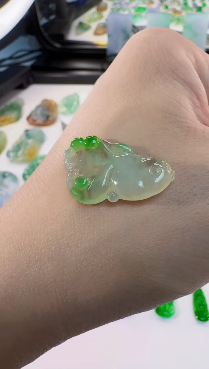 颈饰未镶嵌翡翠缅甸A货翡翠