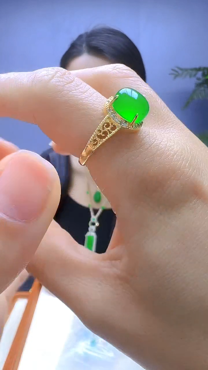 【闪购商品】翡翠颈饰14K金镶嵌颈饰