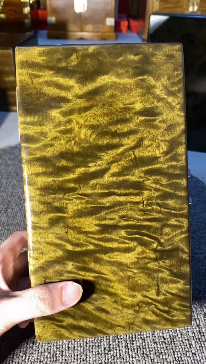 【闪购商品】金丝楠木艺陰沉首飾盒F25