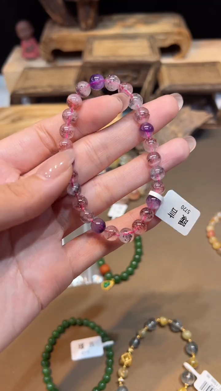 水晶手链未镶嵌手饰@@5720
