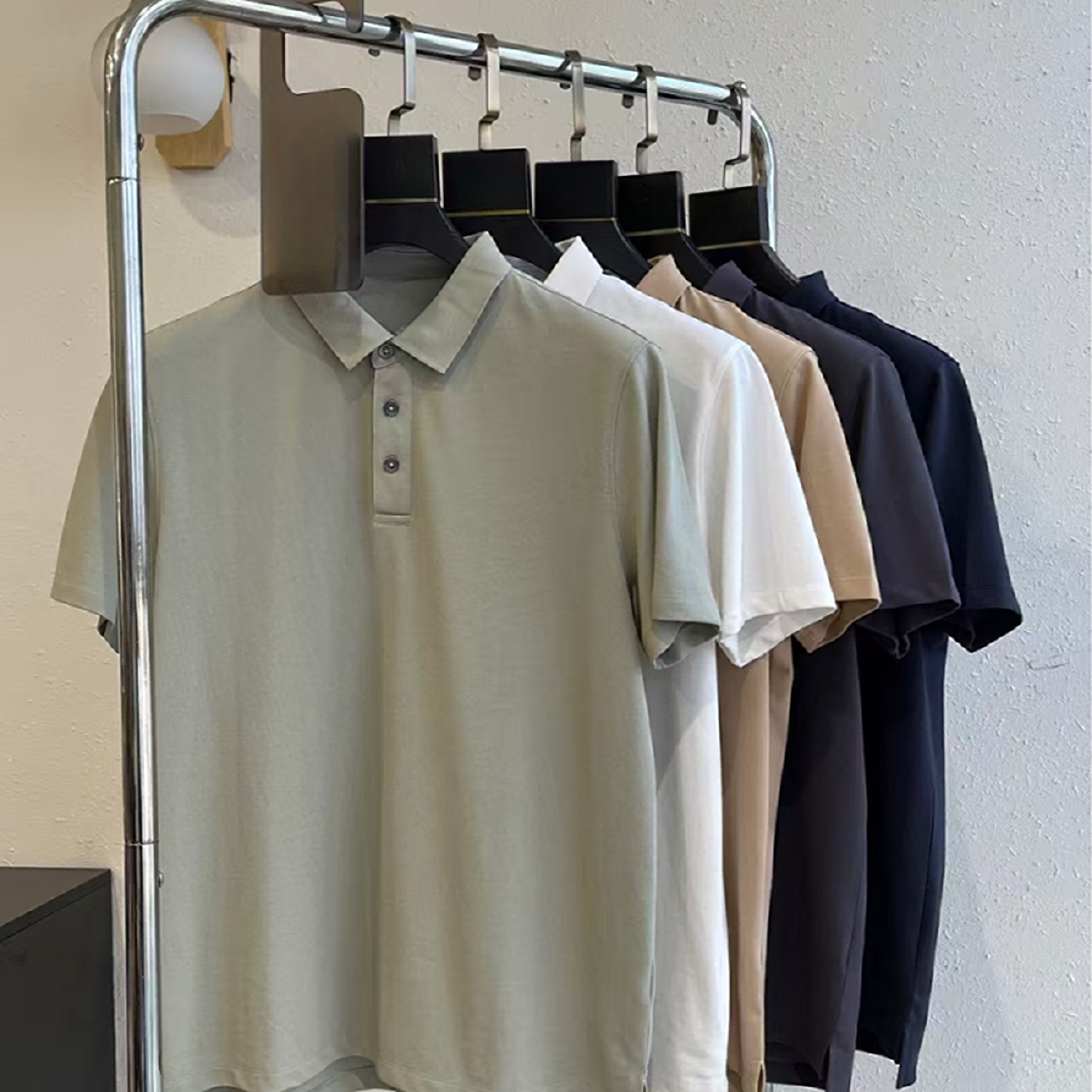 CA会呼吸的“凉感”压胶领--总裁polo衫