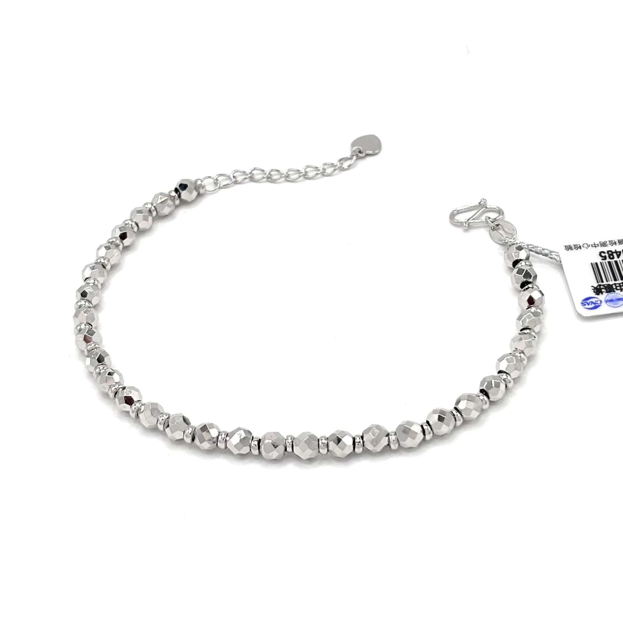 金宝泓珠宝铂金PT950大蹦迪珠手链闪耀时尚大方百搭叠戴 