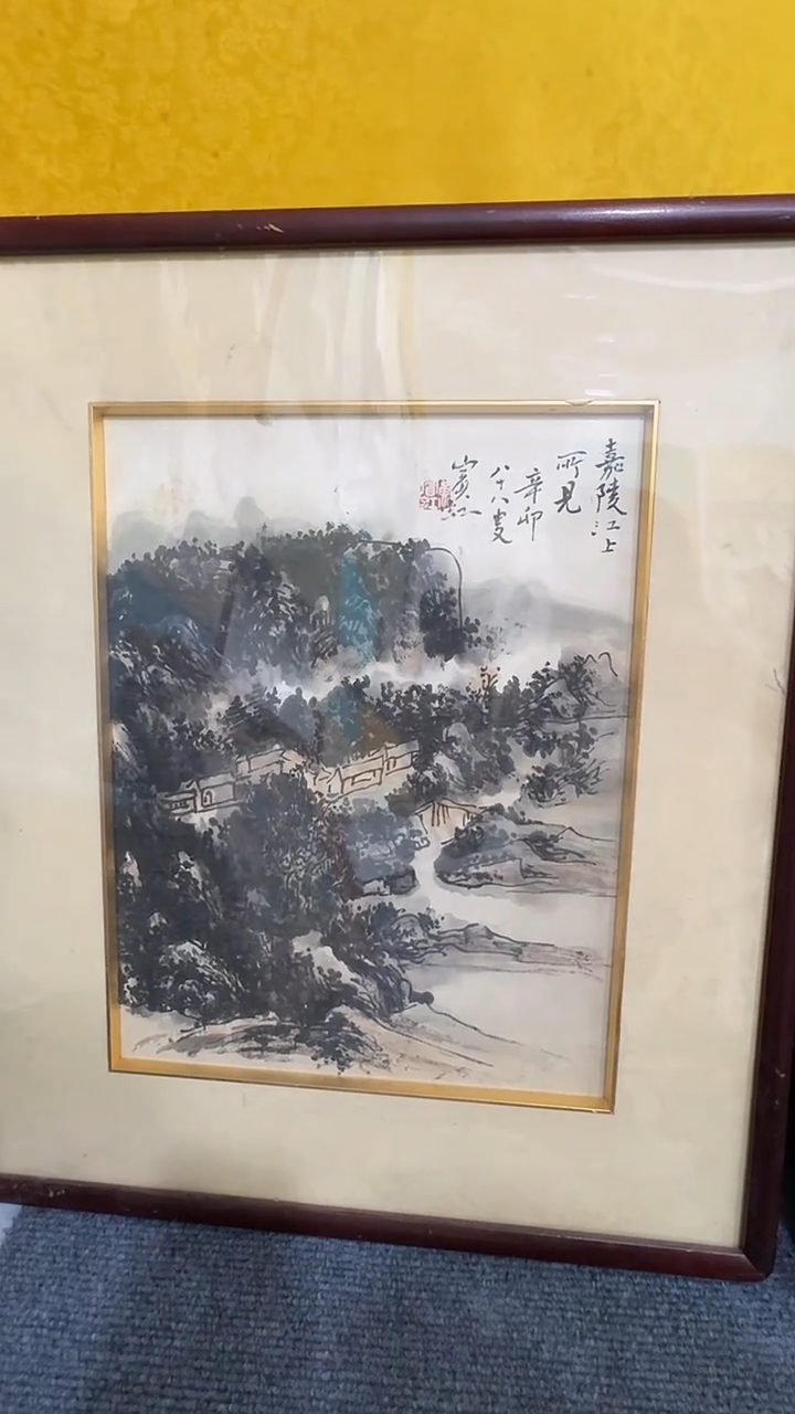 竖款玲珑阁书画艺术作品