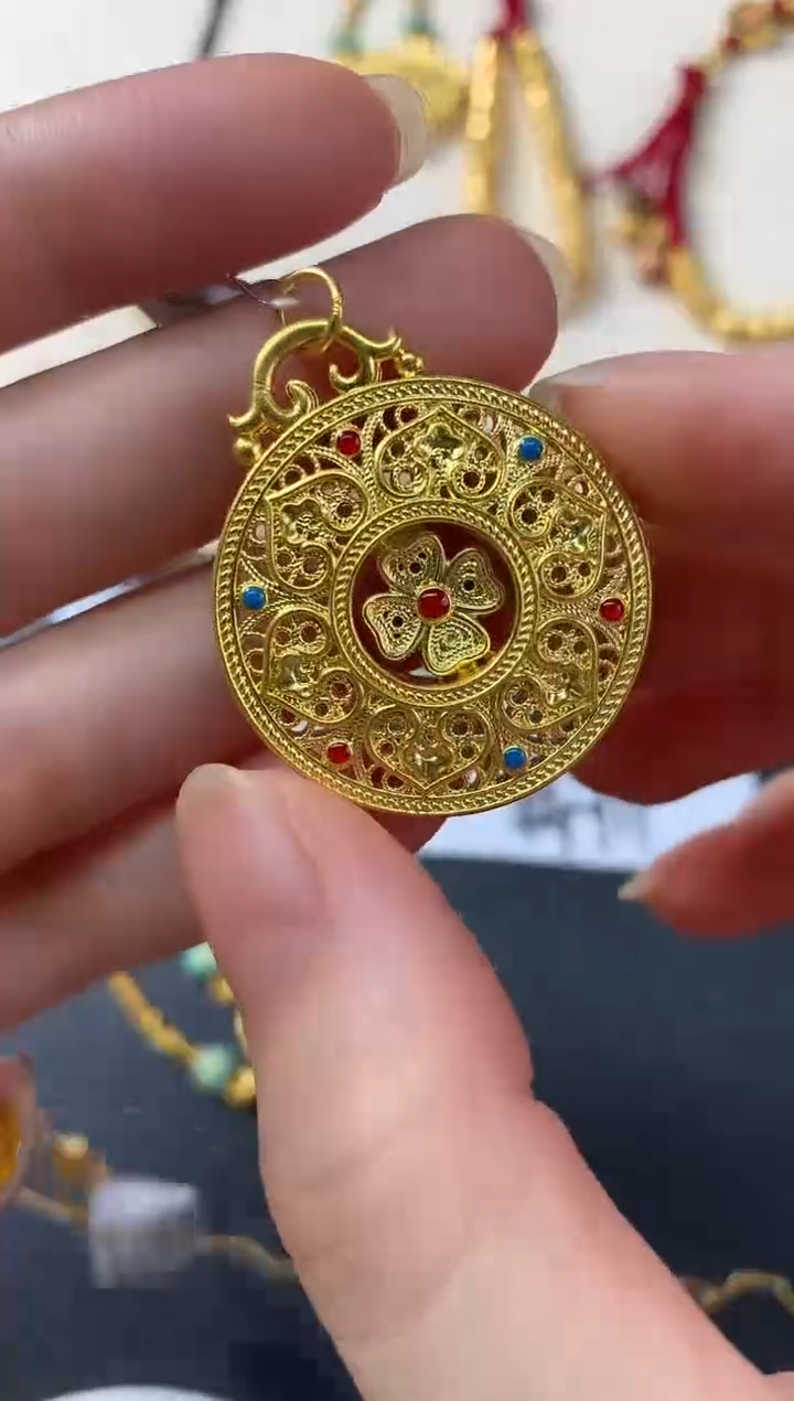 定制足金吊坠(不含链)D198|3999