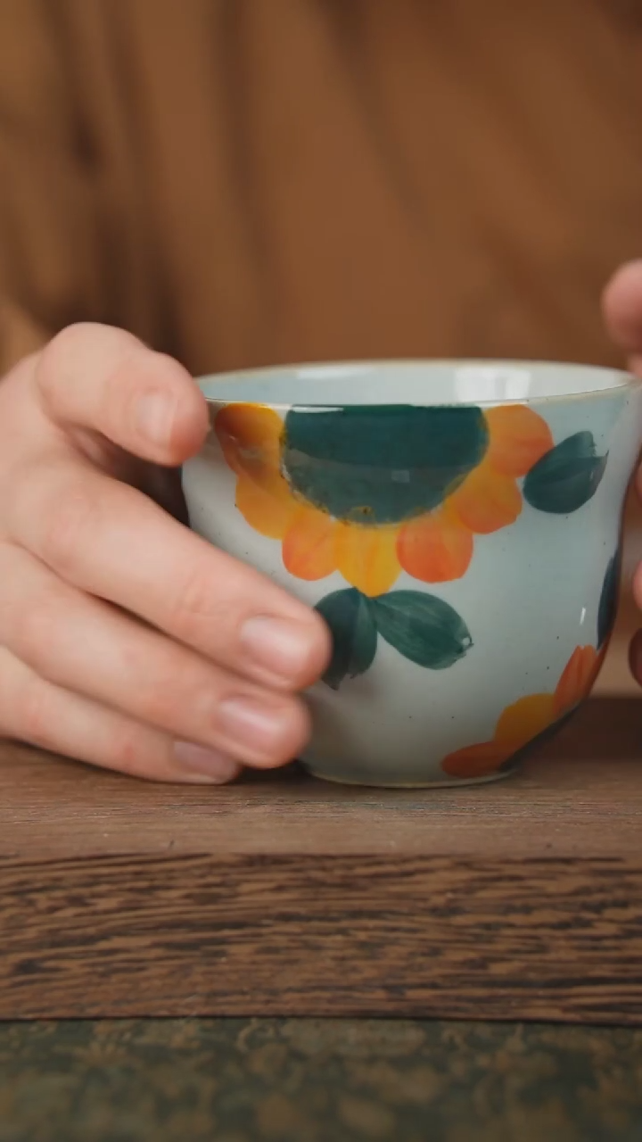 【闪购商品】杯子泥垚手作 景德镇手工手绘器物246