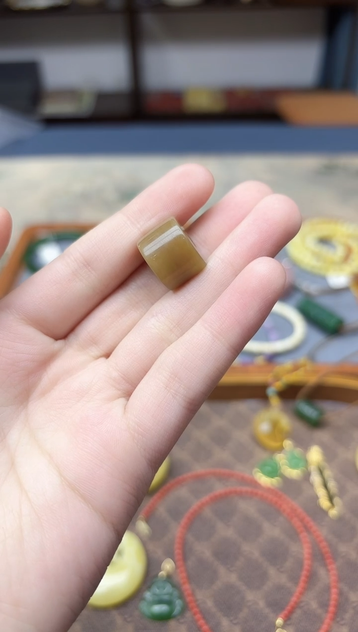 未镶嵌和田玉挂件和田玉桶珠配饰ZD