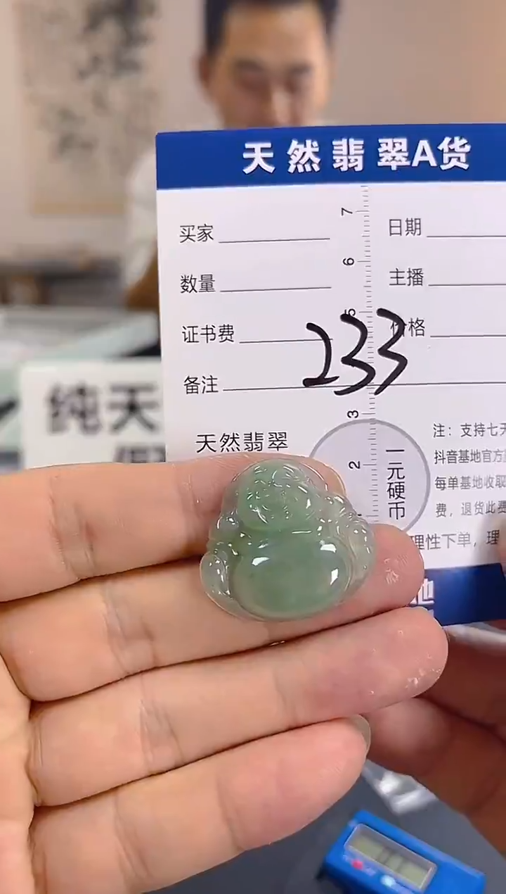 颈饰未镶嵌翡翠纯天然缅甸翡翠A货