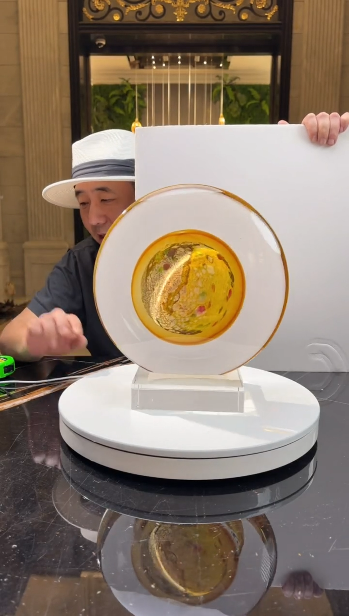 【闪购商品】摆件AJ05156行星+14*16透明底座