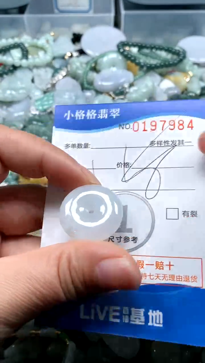 【闪购商品】翡翠颈饰未镶嵌闪购商品0197984