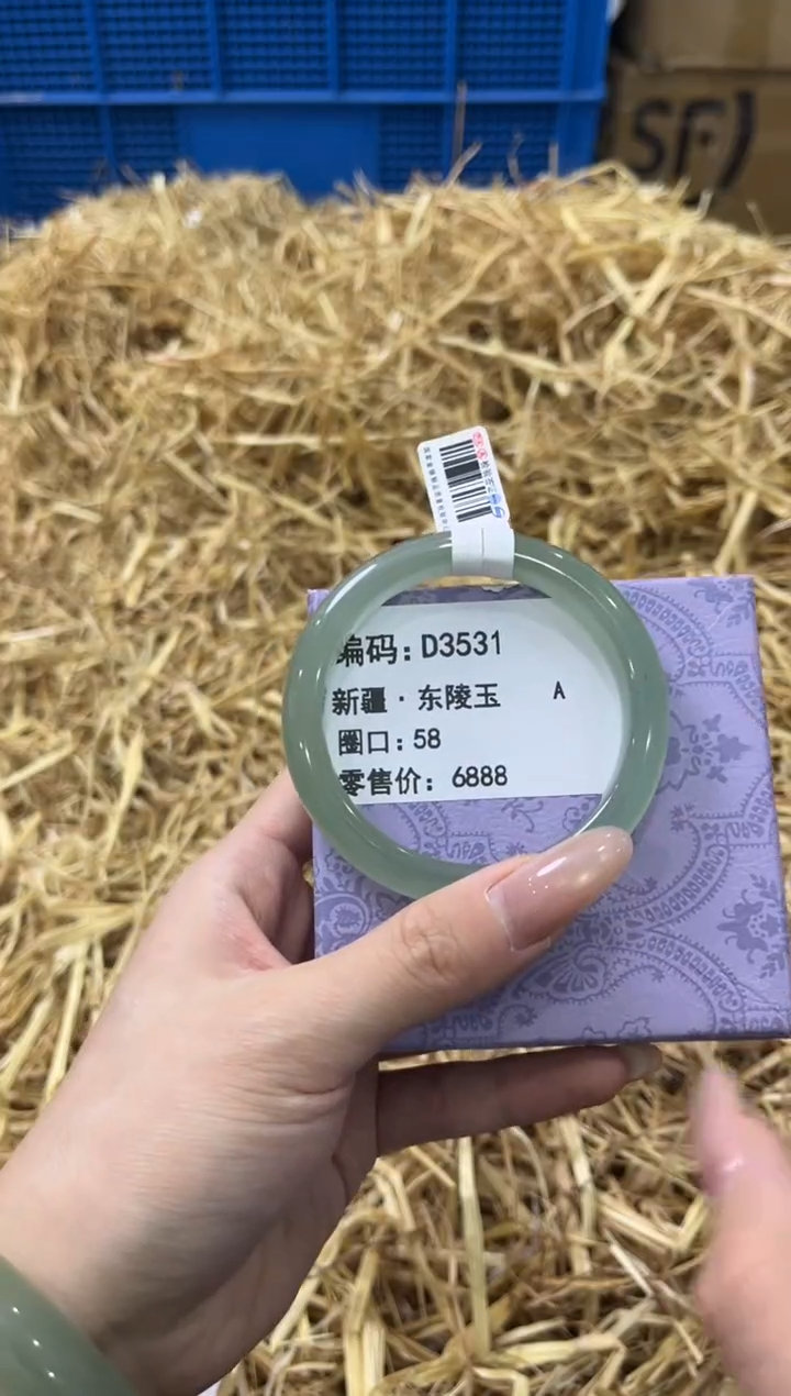 未镶嵌手镯石英质玉D3531