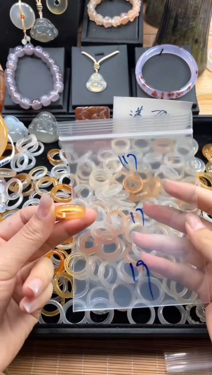 未镶嵌戒指玛瑙/玉髓117