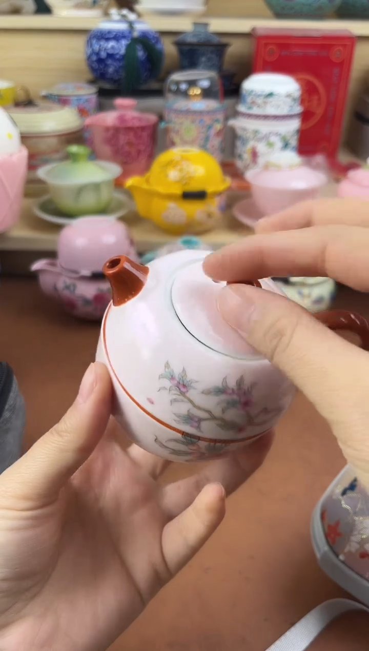 陶陶瓷茶具摆件旅行套组