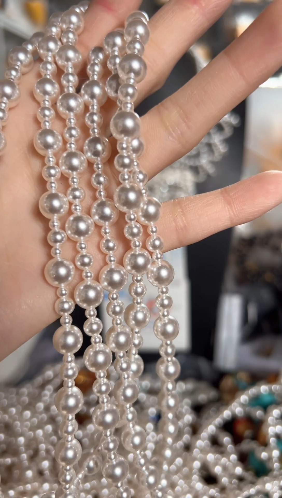 琉璃非金属EK秋冬长款毛衣链一条