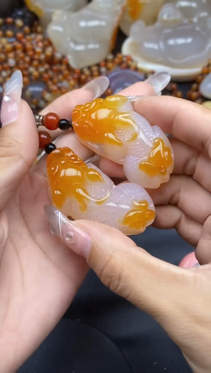 【闪购商品】玛瑙/玉髓颈饰未镶嵌ll