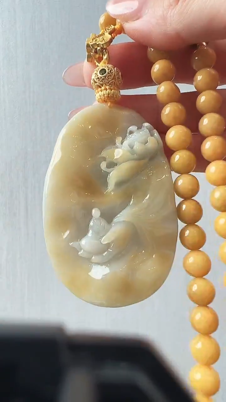 颈饰未镶嵌翡翠悟道