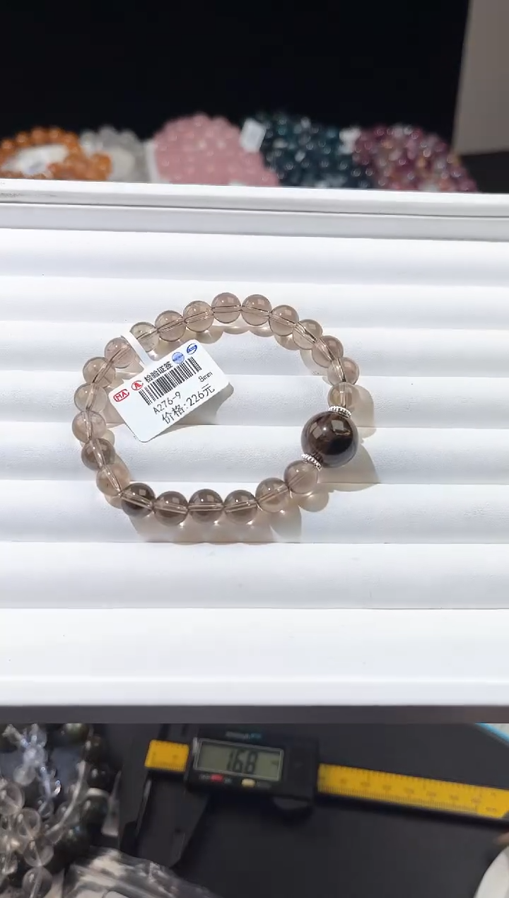 【闪购商品】水晶手链合金多样性发一DIY茶晶