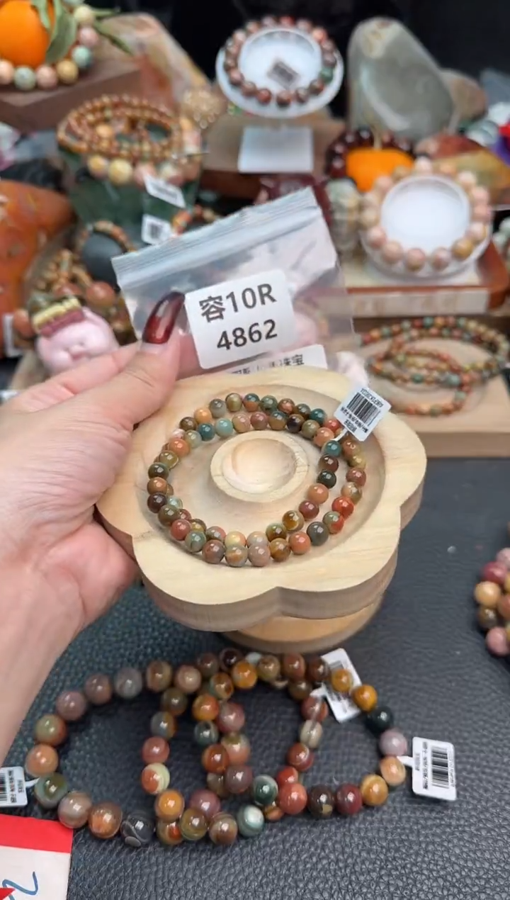 【闪购商品】石英质玉手链未镶嵌10R4862