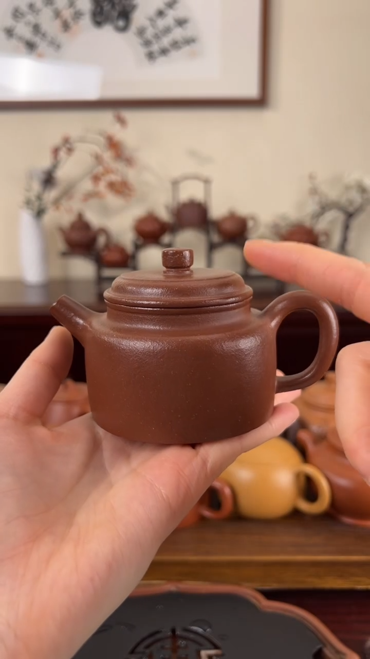 【闪购商品】紫砂茶壶红降坡德钟150CC
