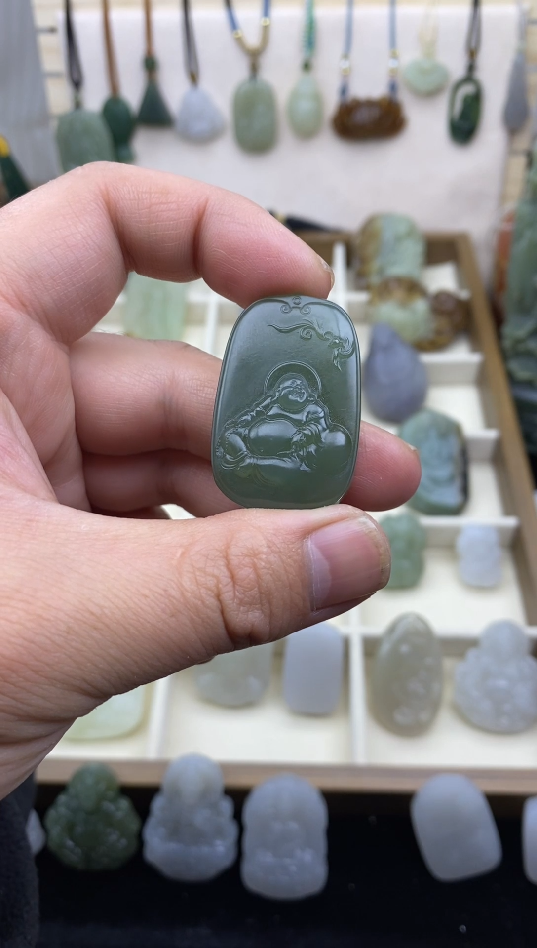 颈饰未镶嵌和田玉天然和田玉吊坠