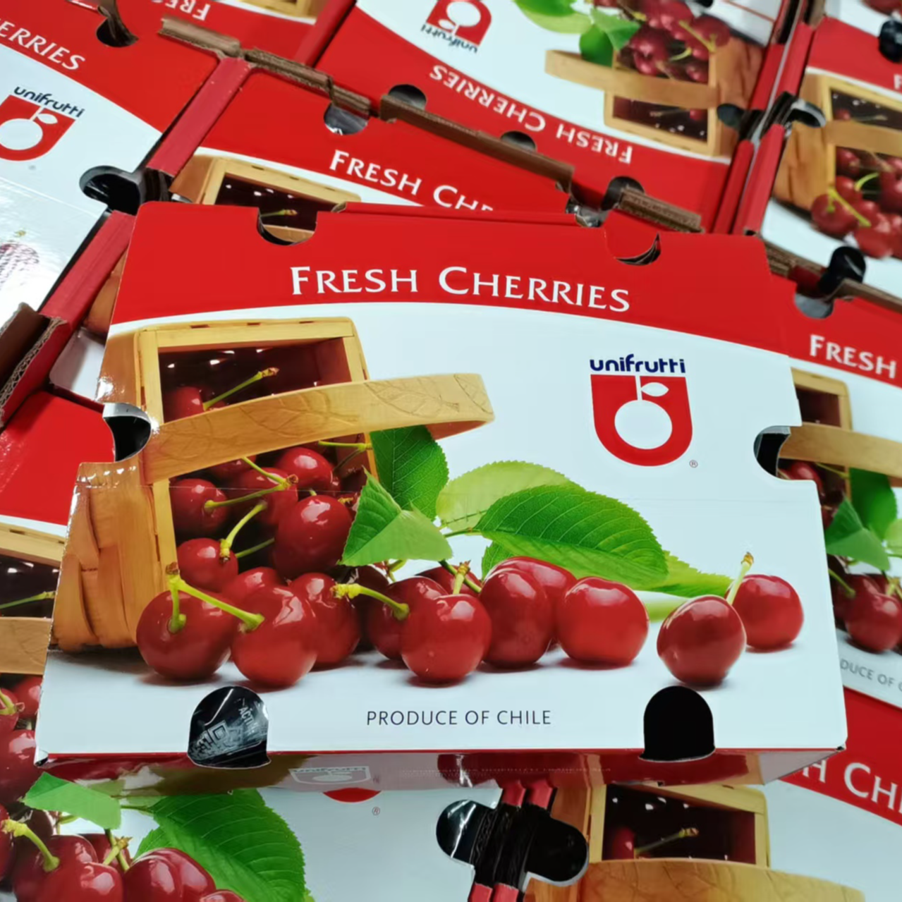 智利【3JD桑提娜】海运车厘子2-5斤装包邮内附果径卡