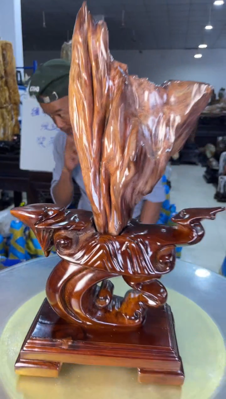 未镶嵌摆件硅化玉28