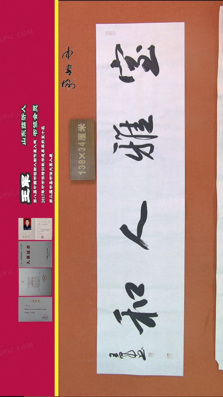 【闪购商品】书法211王军书法作品