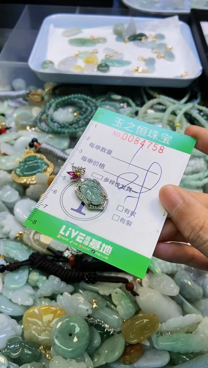 翡翠未镶嵌颈饰闪购0084758