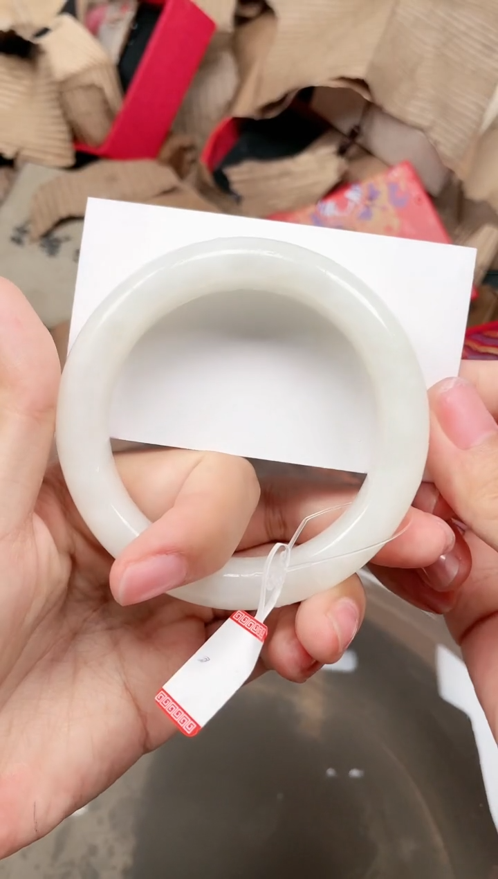 和田玉手镯未镶嵌13-60