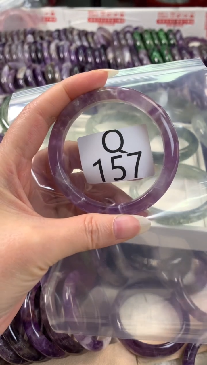 【闪购商品】水晶水晶手镯Q未镶嵌157-57