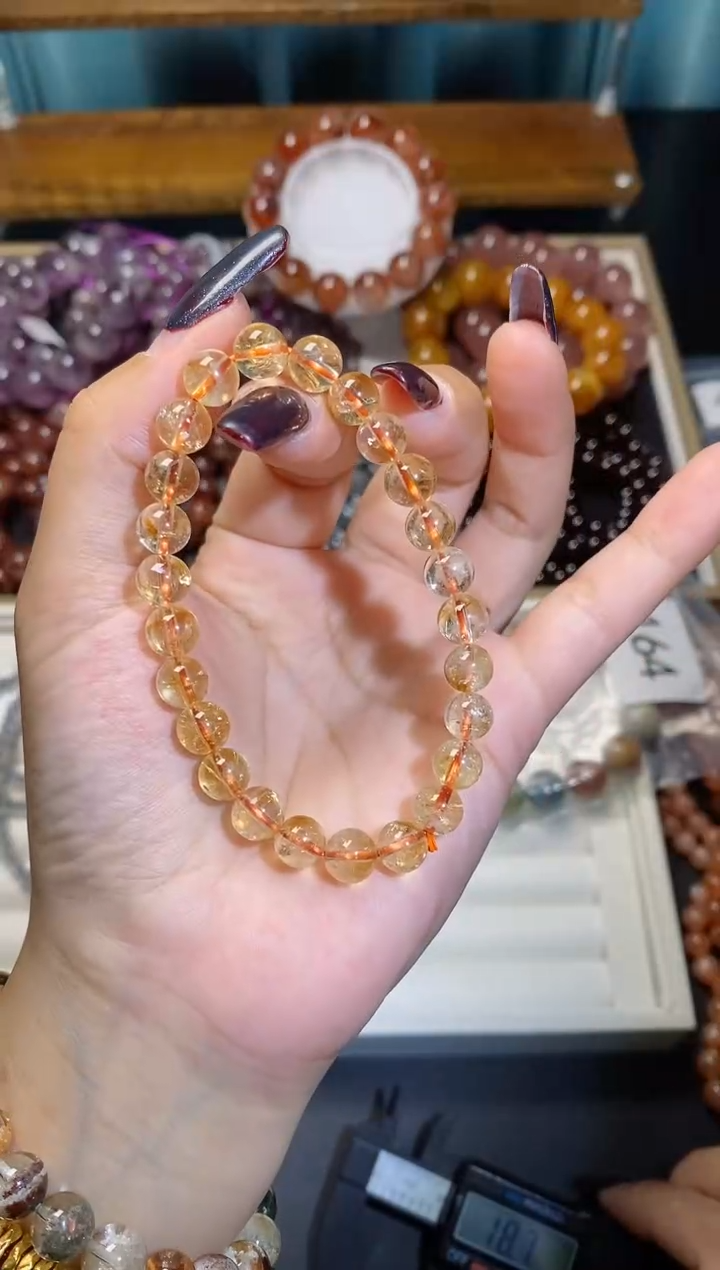 【闪购商品】水晶手串未镶嵌黄水晶106