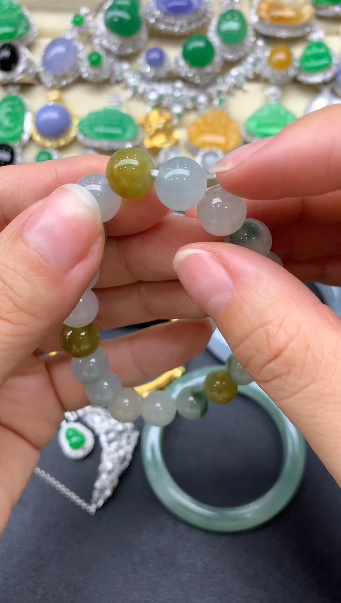 【闪购商品】翡翠手串未镶嵌113-中国好珍宝