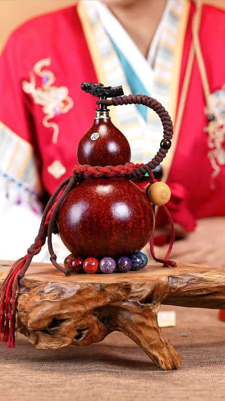 【闪购商品】243—光岳葫天然大漆酒葫芦不含漆珠