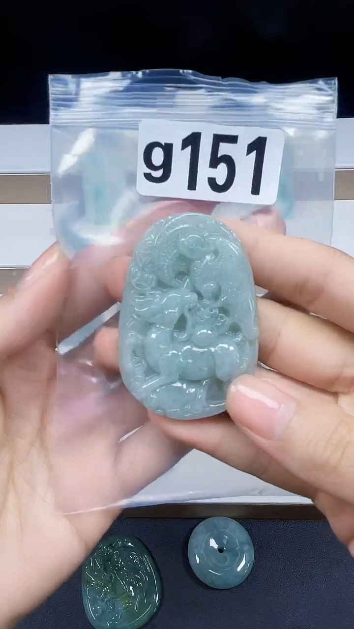 颈饰未镶嵌翡翠翡翠珠宝吊坠挂件