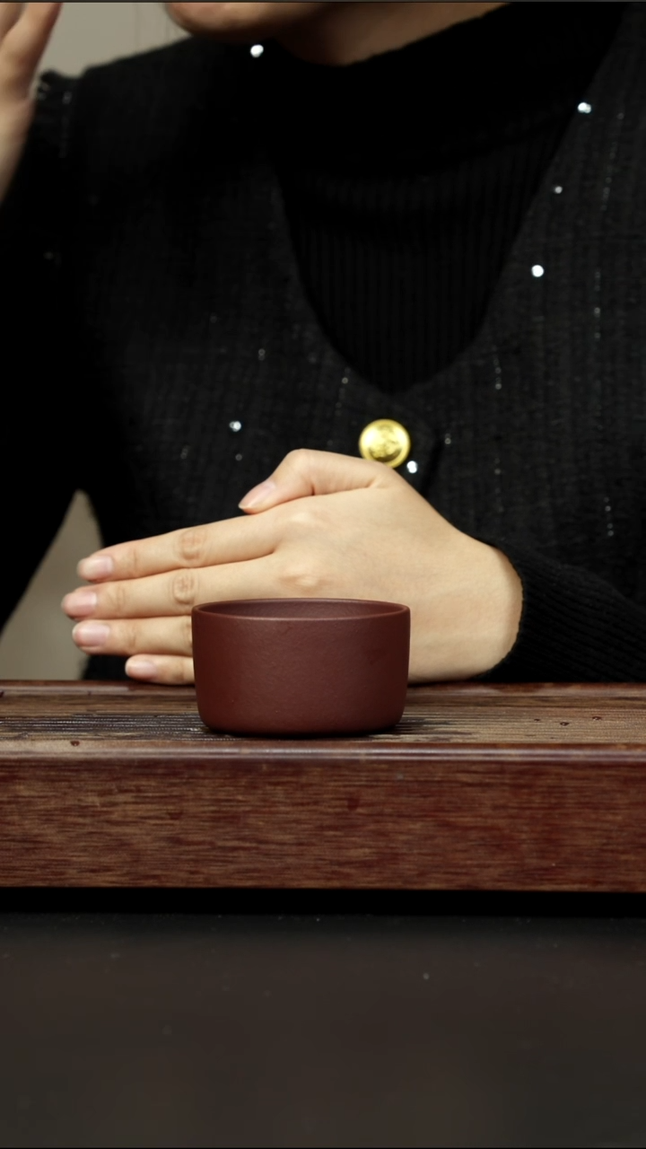 茶壶紫砂中槽清 宽口杯