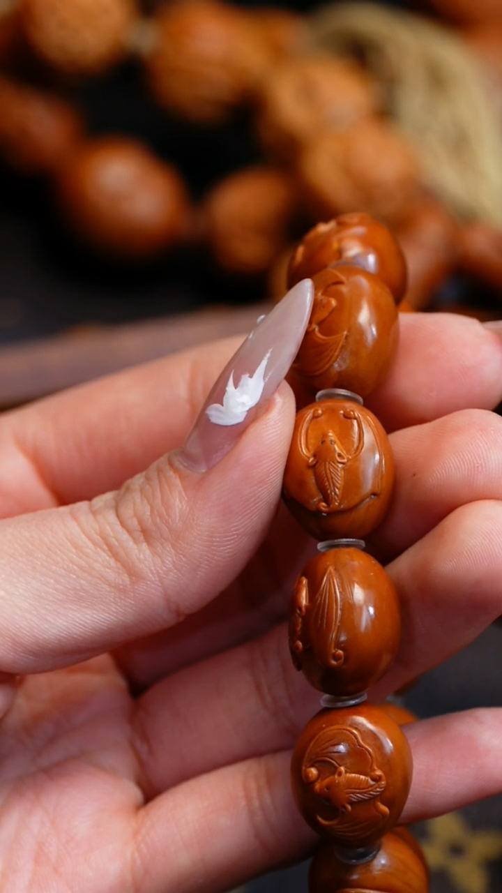 【闪购商品】橄榄核吊坠苏工橄榄核