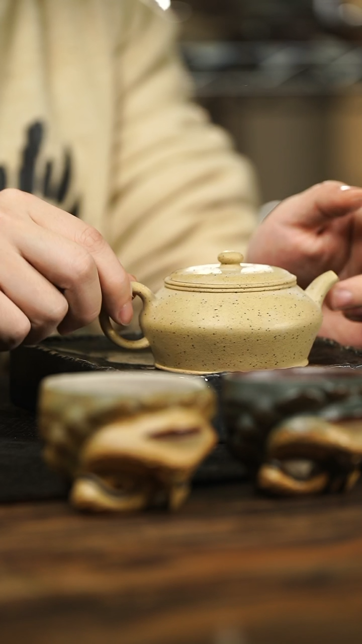 【闪购商品】紫砂茶杯71号紫砂柴烧